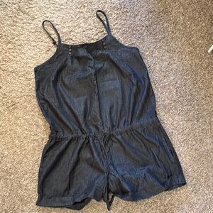 LEI black light chambray Women's Romper